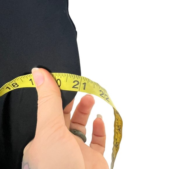 Spanx Black High Rise Wide Leg Short Length Altered Pull On Pants 1X - Picture 14 of 14